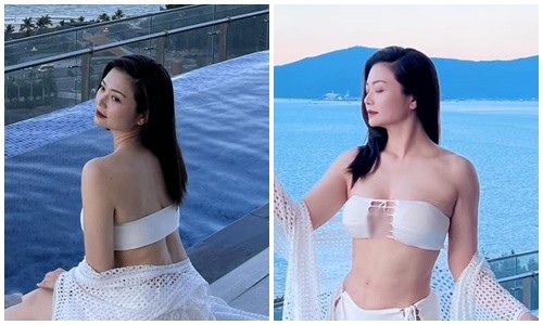 View - 	Diễn viên Kiều Anh tung ảnh bikini khoe dáng nuột ở tuổi 42