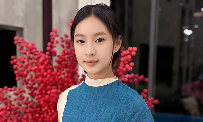 View - 	Con gái 12 tuổi của Lý Hải Minh Hà thừa hưởng nét đẹp từ mẹ