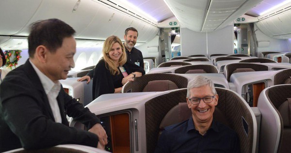 View - 	Vì sao CEO Apple buộc phải đi máy bay riêng