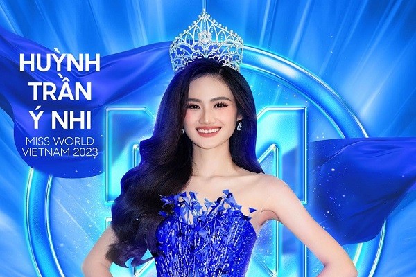 Huynh Tran Y Nhi spoke up when representing Vietnam in the Miss World ...