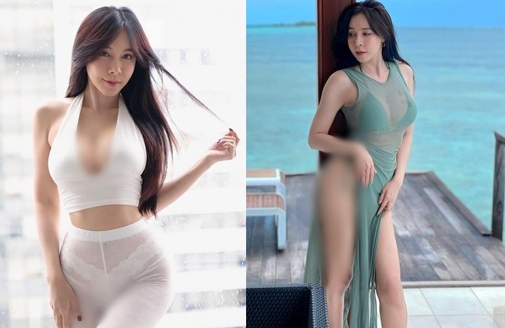 Hot girl xinh dep mac trang phuc mong tang, lo noi y phan cam-Hinh-12