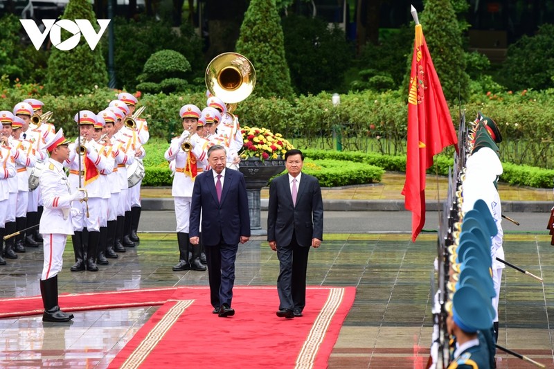 View - 	Toàn cảnh chuyến thăm Việt Nam của Tổng Bí thư, Chủ tịch nước Lào