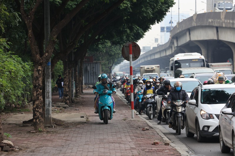 View - 	Giao thông Hà Nội ùn ứ những ngày giáp Tết