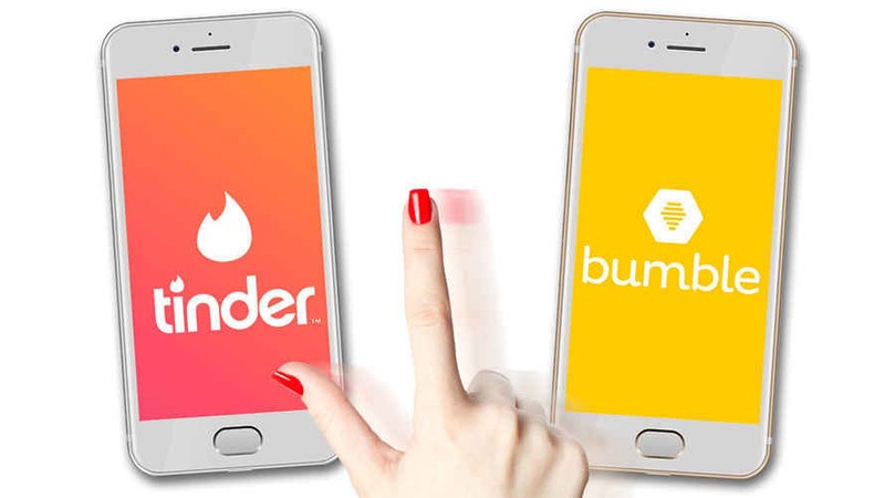 2 ứng dụng hẹn hò Tinder và Bumble đều rất nổi tiếng (Nguồn: iStockphoto).