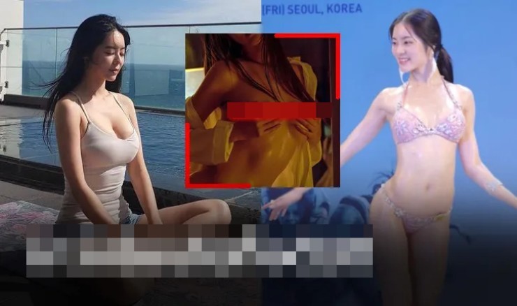 View - 	Người mẫu bikini Hàn Quốc gây xôn xao khi lộ cảnh nóng