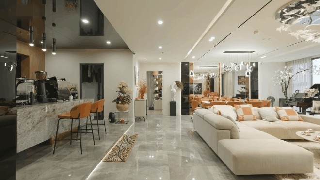 View - 	Căn hộ 300m2 đẹp từng centimet của cô giáo dạy Văn