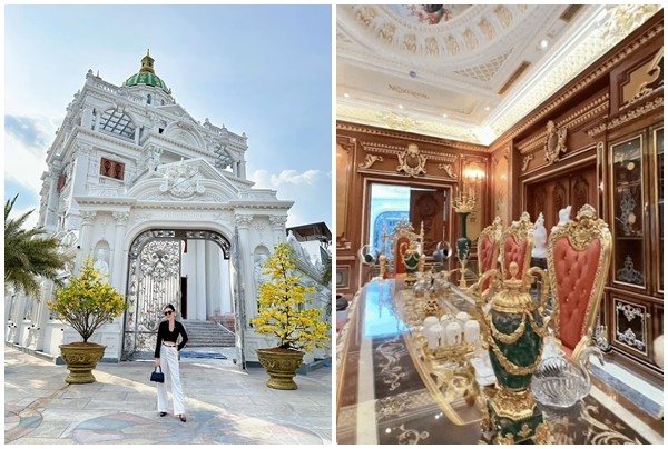 View - 	Cận cảnh lâu đài 1.000m2 gây sốt của nữ đại gia miền Tây