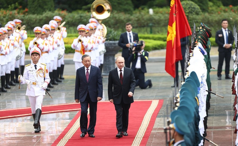 View - 	Chủ tịch nước Tô Lâm chủ trì Lễ đón cấp Nhà nước Tổng thống Nga 