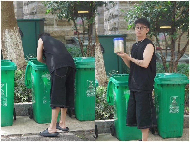 View - 	Thiên tài ve chai xứ Trung gây sốt mạng xã hội
