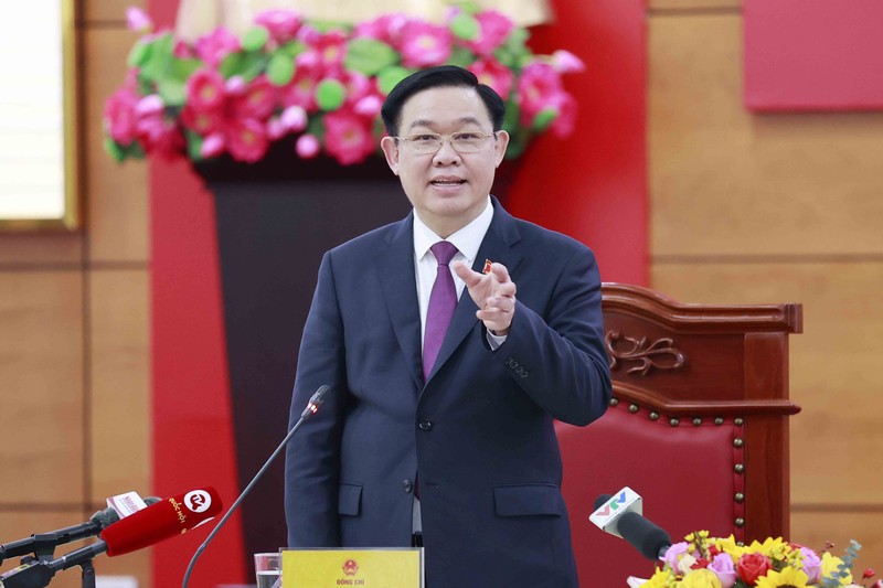 View - 	Chủ tịch Quốc hội Vương Đình Huệ thăm và chúc Tết tại Lào Cai 
