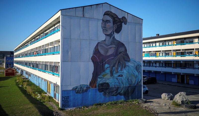 Mural in Nuuk