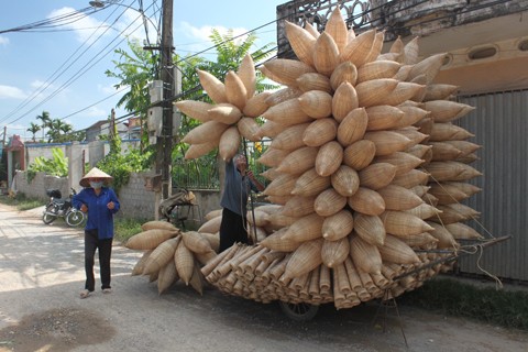 Nghề đan lát từng một thời thịnh vượng.