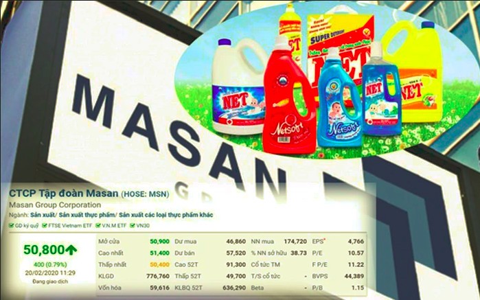 Bot giat NET: Lai tang 18% sau khi ve Masan