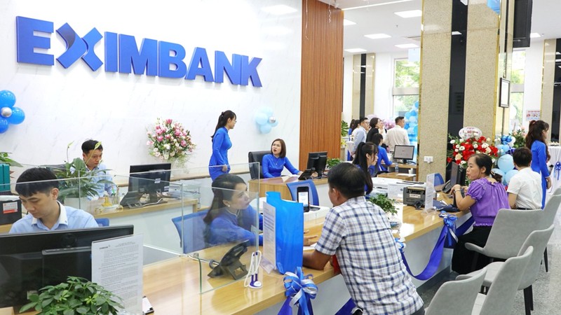 Eximbank: Doanh thu truot doc, no xau tang tu 2,65% len 2,86%