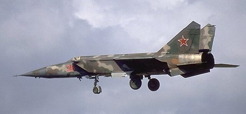 Bang chung MiG-31 la 