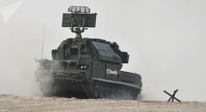 Ten lua Pantsir-S1 thuc chien qua te, Nga tang cuong Tor-M2U 