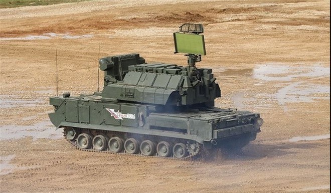 Ten lua Pantsir-S1 thuc chien qua te, Nga tang cuong Tor-M2U 