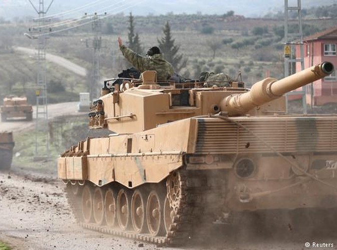 Tho Nhi Ky tung hang loat xe tang Leopard 2A4 vao chien truong Syria-Hinh-5