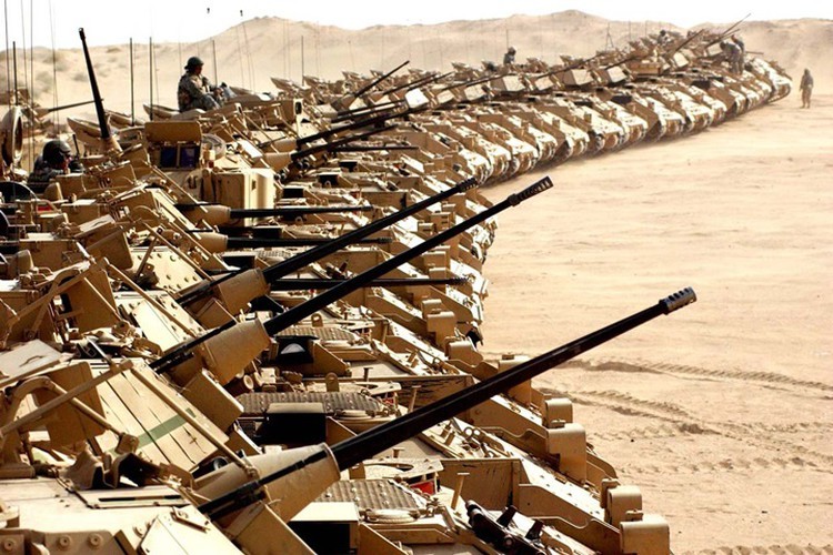 Sau xe tang M1A2 Abrams, My dua tiep xe chien dau M2 Bradley vao chien truong Syria-Hinh-6