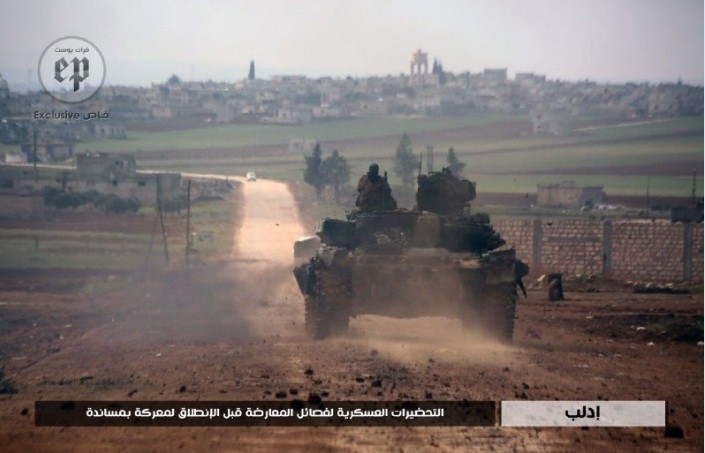 Phien quan HTS dung xe tang T-90A tan cong quan doi chinh phu Syria-Hinh-4