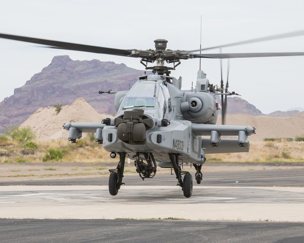 Chua kip thi uy, AH-64E Apache An Do da phai ha canh khan cap tren.. canh dong-Hinh-6