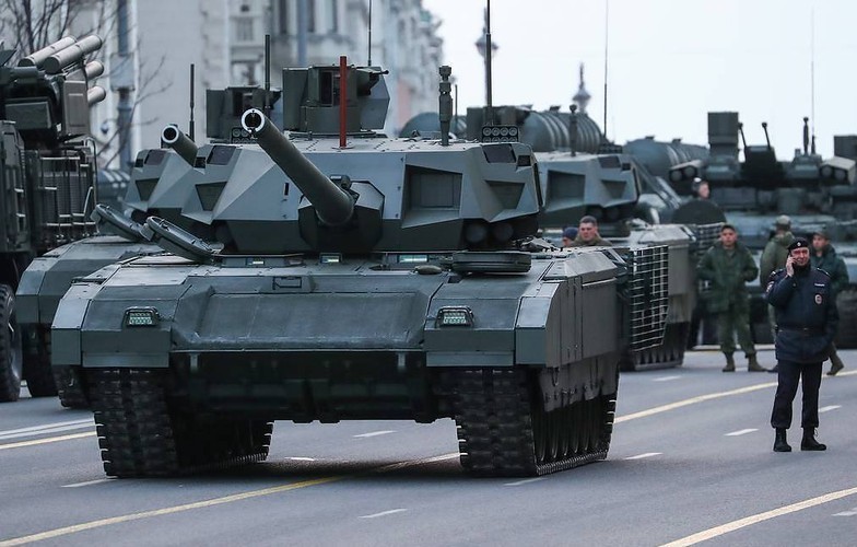 Xe tang T-14 Armata Nga de tro thanh 