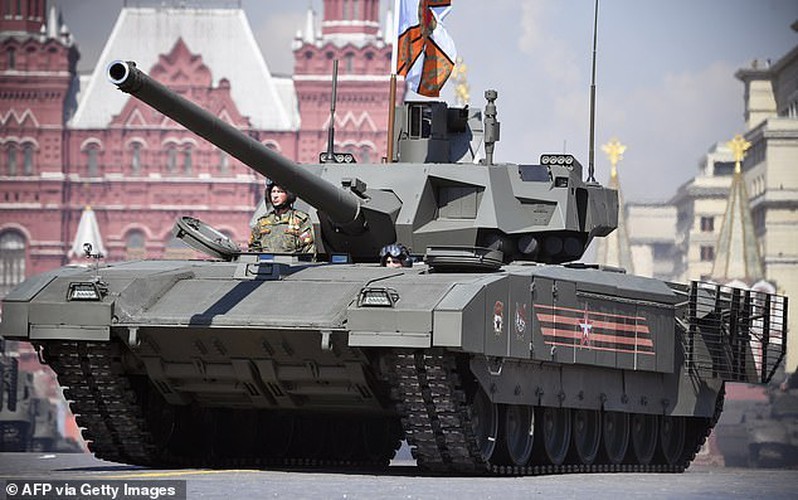 Vua sang Syria, xe tang T-14 Armata Nga da bi phien quan pha huy-Hinh-10