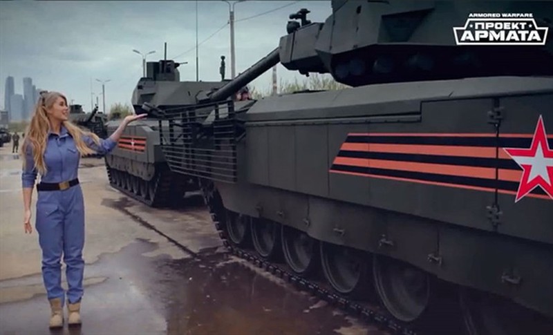 Vua sang Syria, xe tang T-14 Armata Nga da bi phien quan pha huy-Hinh-6