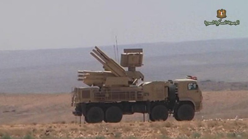 Israel tung chieu doc khien phong khong Pantsir-S1 cua Syria 