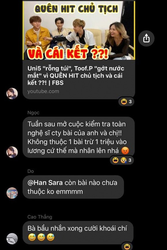 Dong Nhi doa tru 1 trieu tien luong cua “ga cung” vi khong thuoc hit