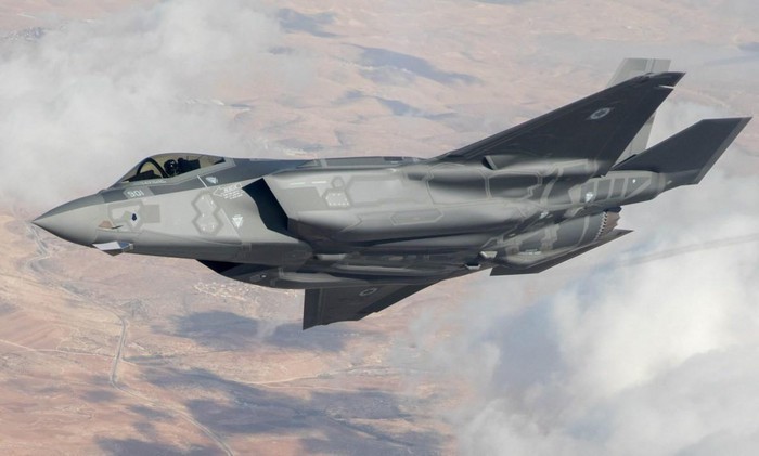 Tuyen bo ban ha F-35I Adir Israel, phong khong Syria dang 