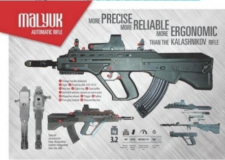 Quan doi Ukraine trang bi sung truong Malyuk thay the AK-47 huyen thoai-Hinh-8