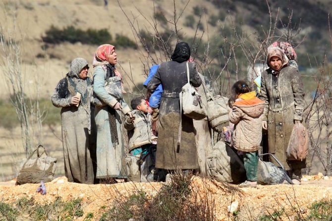 Xot xa nguoi ti nan lam bun “ket” o bien gioi Syria