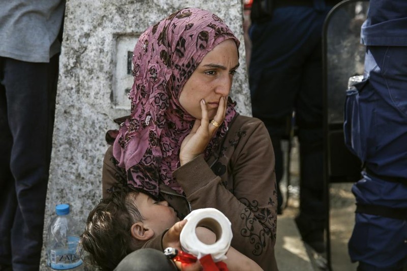 Canh khon cung cua nhung nguoi ti nan tai trai Idomeni