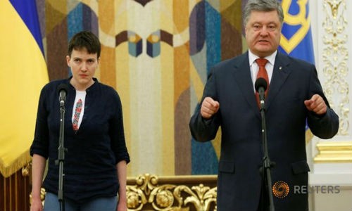 Nu phi cong Nadiya Savchenko se lam Tong thong Ukraine?
