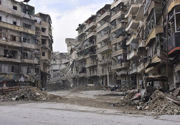 Canh tuong do nat o thanh pho Aleppo sau giai phong