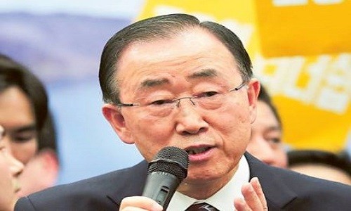 Ong Ban Ki-moon tuyen bo khong tranh cu Tong thong Han Quoc
