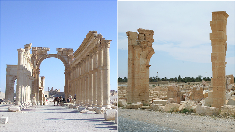 Hinh anh thanh pho Palmyra truoc va sau giai phong lan 2-Hinh-3
