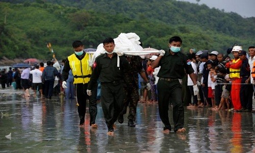 Hinh anh tim kiem nan nhan vu roi may bay o Myanmar-Hinh-4