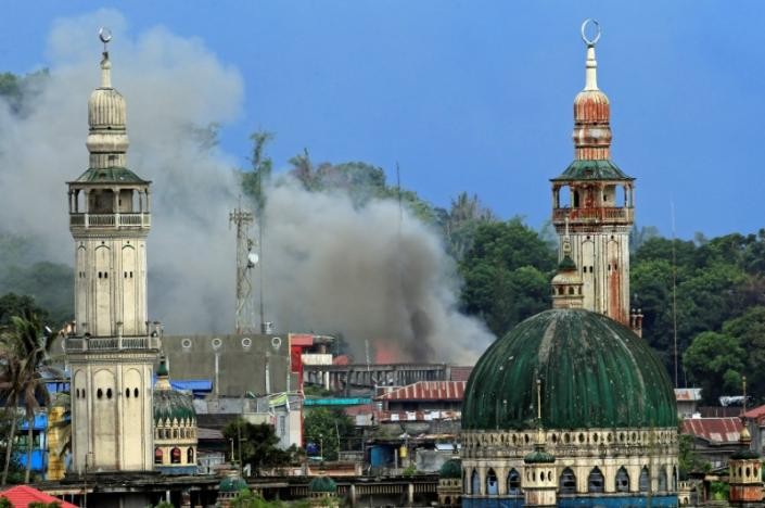 Anh nong hoi tinh hinh chien su trong thanh pho Marawi