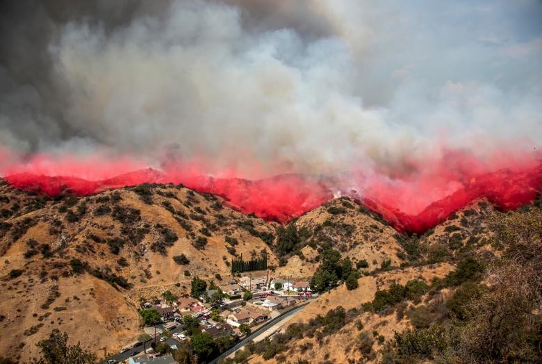 Hinh anh chay rung lon nhat trong lich su Los Angeles-Hinh-8