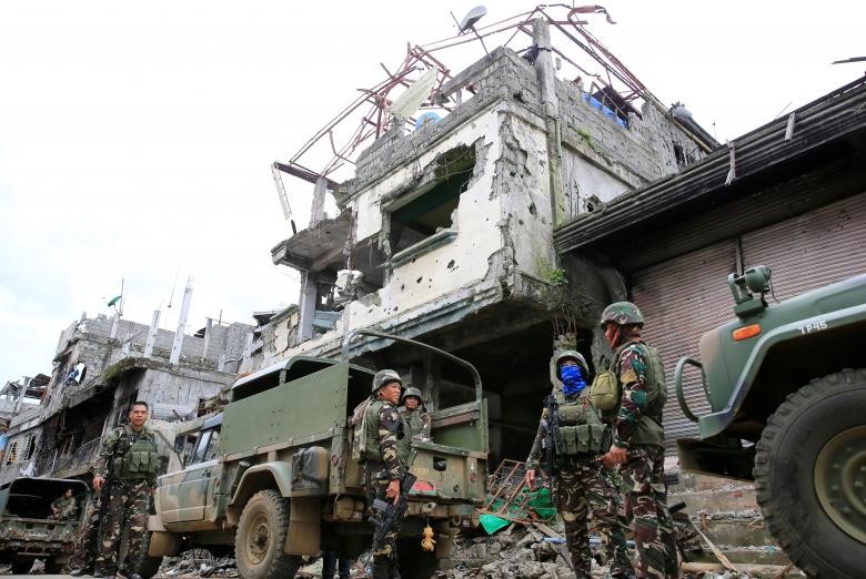Chum anh canh tuong do nat trong thanh pho Marawi-Hinh-10