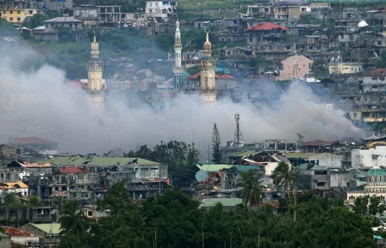 Chum anh canh tuong do nat trong thanh pho Marawi-Hinh-2