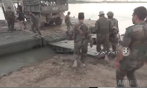 Video: Quan doi Syria vuot song Euphrates phia dong bac Deir Ezzor