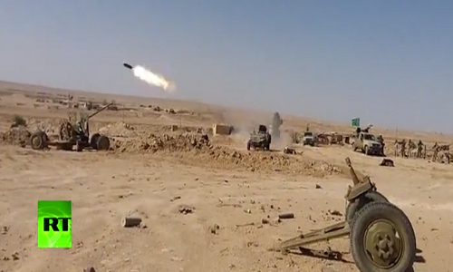 Video: Quan doi Syria tan cong ac liet IS o Deir Ezzor