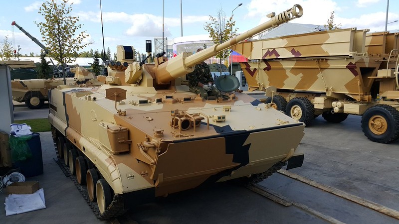 Nga se bien xe chien dau bo binh BMP-3 thanh robot chien truong?