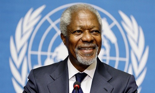 Cuu tong thu ky LHQ Kofi Annan: Ra di de lai the gioi tot dep hon