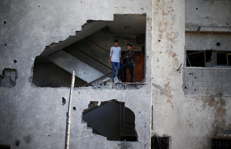 Dai Gaza tan hoang sau khi hung du 