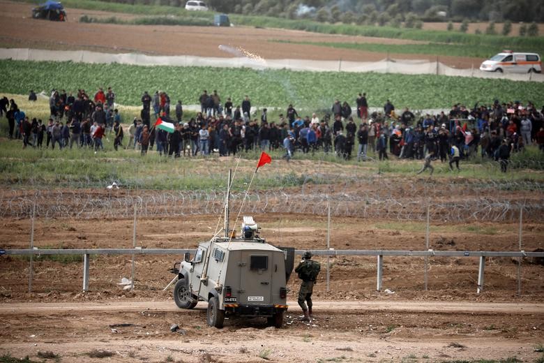 Dung do du doi o bien gioi Gaza-Israel, hang tram nguoi thuong vong-Hinh-14