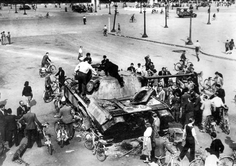 Loat hinh an tuong ngay giai phong thu do Paris nam 1944-Hinh-14
